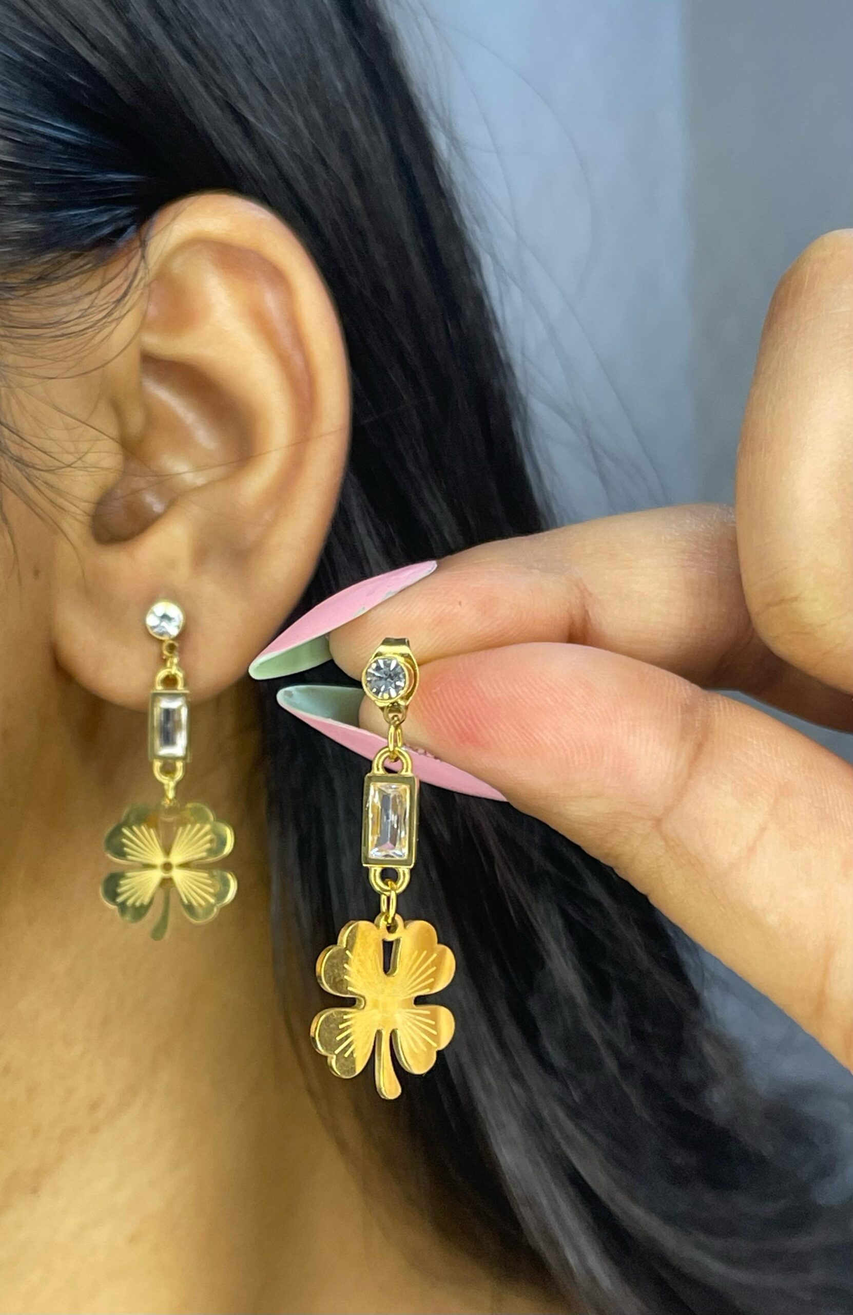 Dainty Clover Dangles