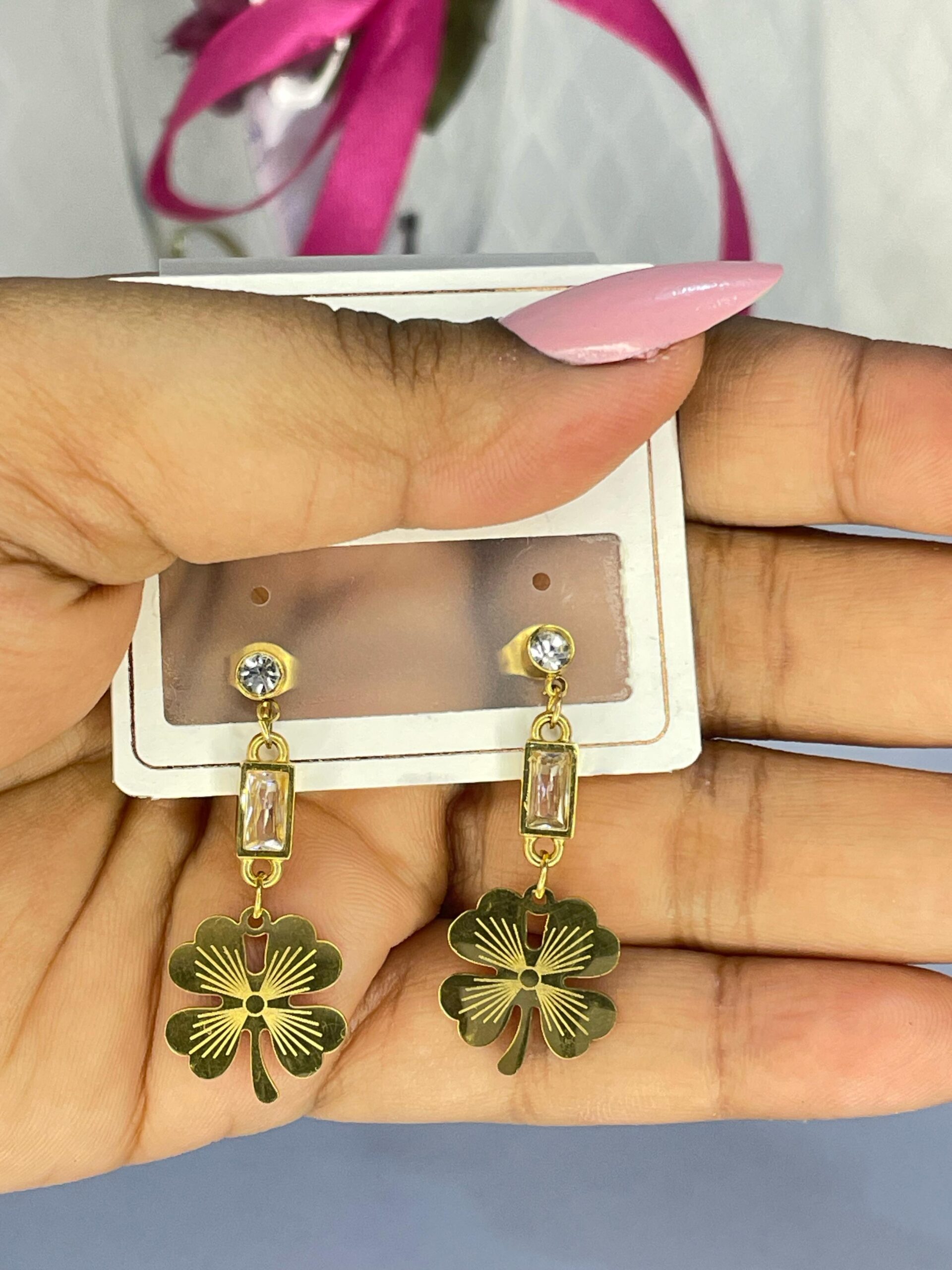 Dainty Clover Dangles - Image 3